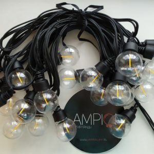 Ретро гирлянда уличная со светодиодными лампочками покупка и аренда Lampion Filament