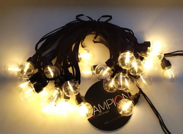 Ретро гирлянда уличная со светодиодными лампочками купить или взять в аренду Lampion Filament